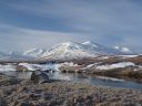 Ben Alder and Carn Dearg from the river Pattack